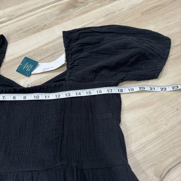 Women’s Roxy Black Top Blouse NWT peplum Size X-Large Xl - Picture 6 of 7